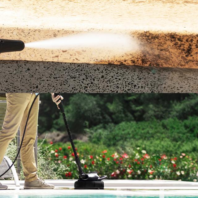 Nettoyeur haute pression HydroBoost 1400 Essential Spécial pour la maison, le jardin ou la voiture. Puissant, efficace et facile à transporter. Puissance maximale de 1400 W. Débit maximal de 426 l/h. 105 bars de pression maximale admise. Pompe en aluminium. Rayon d'action 9 m.