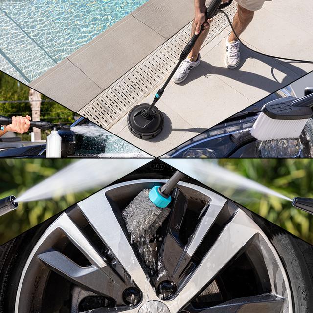 Accesorios de limpieza para coche y jardín de CECOTEC HydroBoost 2000 Car&Garden Pro