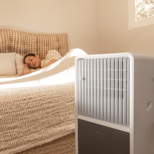 ForceClima 9450 Style Heating Tragbare Design-Klimaanlage mit Wärmepumpe mit 9000 BTU für den ganzjährigen Einsatz mit Fernbedienung und Touch-Control für absoluten Komfort.