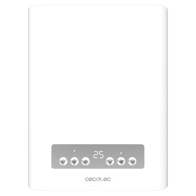 ForceClima 9450 Style Heating Condizionatore portatile di design da 9000 BTU con pompa di calore, utilizzabile tutto l'anno, con telecomando e touch control per un comfort totale.