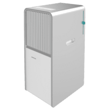 ForceClima 12650 Style Heating Tragbare Design-Klimaanlage mit Wärmepumpe mit 12000 BTU für den ganzjährigen Einsatz mit Fernbedienung und Touch-Control für absoluten Komfort.