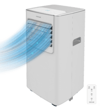 ForceClima 7100 Soundless Ar Condicionado Portátil de 7000 BTU com tecnologia Soundless para funcionamento mais silencioso e controlo remoto para total conforto.