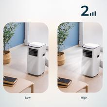 Condizionatore portatile ForceClima 7500 Soundless Connected da 7000 BTU. Con tecnologia Soundless per un funzionamento più silenzioso. Controllo Wifi, pannello a sfioramento e telecomando.