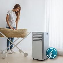 ForceClima 9100 Soundless Climatiseur portatif de 9000 BTU avec télécommande.