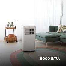 ForceClima 9100 Soundless 9000 BTU climatiseur portable avec technologie Soundless qui offre un fonctionnement plus silencieux et une télécommande pour un confort total.