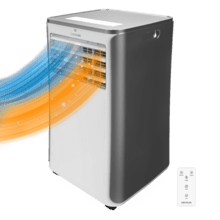 ForceClima 9100 Soundless Climatizzatore portatile da 9000 BTU con tecnologia Soundless che garantisce un funzionamento più silenzioso e controllo remoto per un comfort totale.