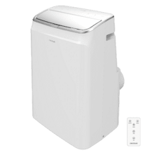 ForceClima 12599 Soundless Heating Aire acondicionado portátil de 12000 BTU con bomba de calor y más silencioso. Cuenta con 3 velocidades y programables 24 horas. Con clasificación energética A.