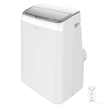 ForceClima 14799 Soundless Heating Connected Aire acondicionado portátil de 14000 BTU con bomba de calor y control por wifi. Con tecnología Soundless que aporta un funcionamiento más silencioso. Incluye mando a distancia para controlar sus 3 velocidades (baja, media y alta)  y sus 5 modos (ventilador, refrigeración, calefacción,  deshumidificación y noche), lo que además se puede visualizar en su pantalla LED.