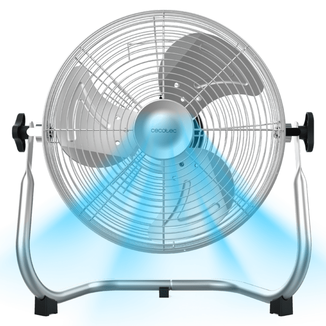 EnergySilence 999 Pro Ventilador industrial con 40 W, 12”, 3 velocidades, 3 aspas, uso sencillo, diseño elegante y máxima seguridad.