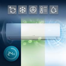 AirClima 9000 Smartfresh Aire acondicionado split de 9000 BTU con bomba de calor, mando a distancia y pantalla LED.