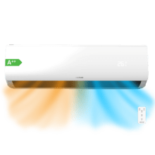 AirClima 18000 Smartfresh Aire acondicionado split de 18000 BTU con bomba de calor, mando a distancia y pantalla LED.