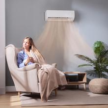 AirClima 24000 Smartfresh Aire acondicionado split de 24000 BTU con bomba de calor, mando a distancia y pantalla LED.