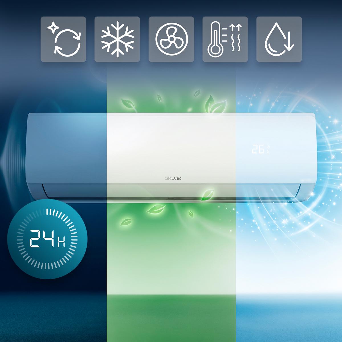 AirClima 24000 Smartfresh Split inverter aria condizionata freddo caldo 24000btu