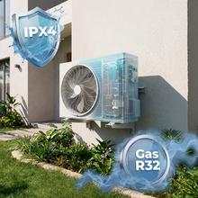AirClima 24000 Smartfresh Aire acondicionado split de 24000 BTU con bomba de calor, mando a distancia y pantalla LED.