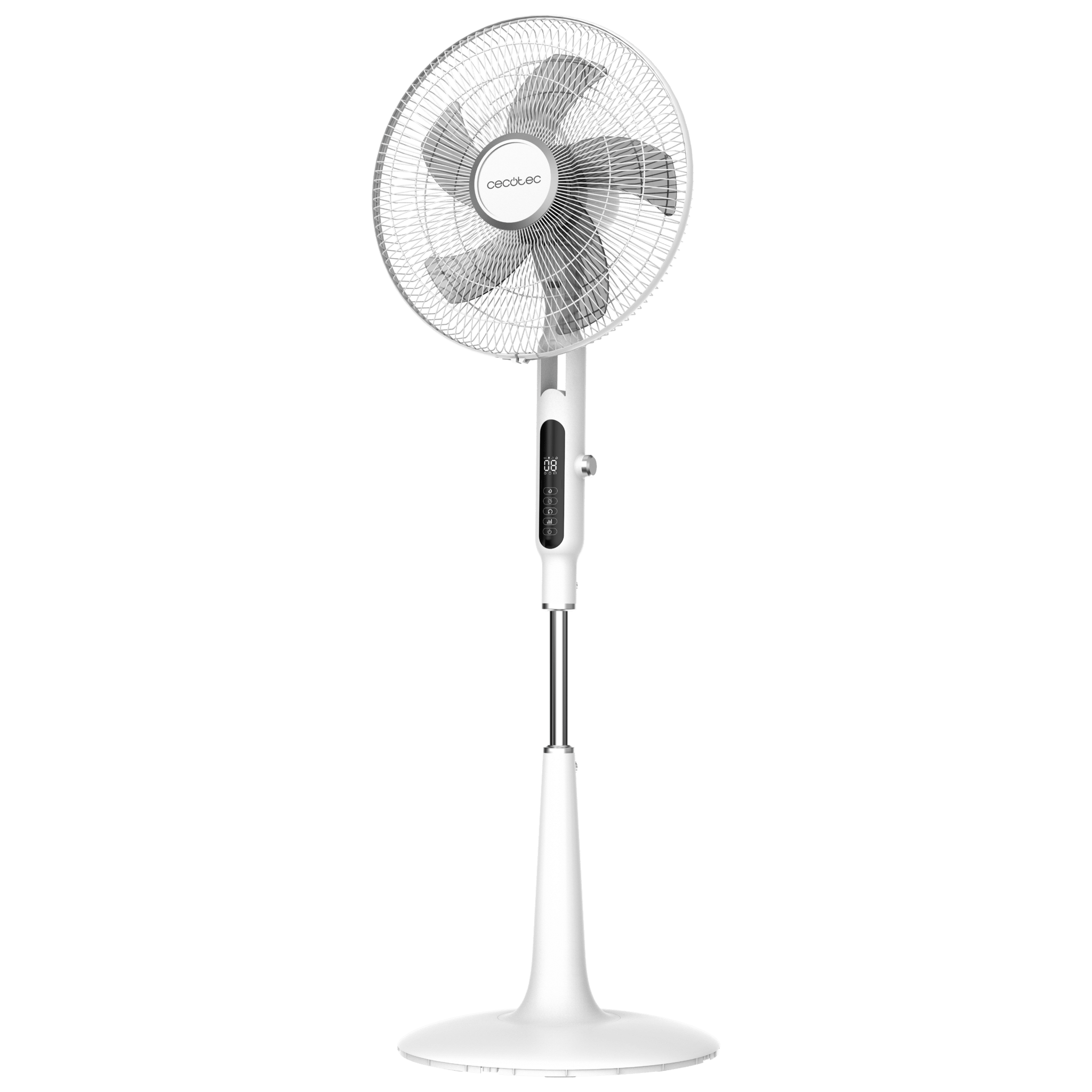 EnergySilence 1600 Moskito Ventilateur sur pied avec fonction anti-moustiques, 65 W, minuterie, contrôle tactile et télécommande.