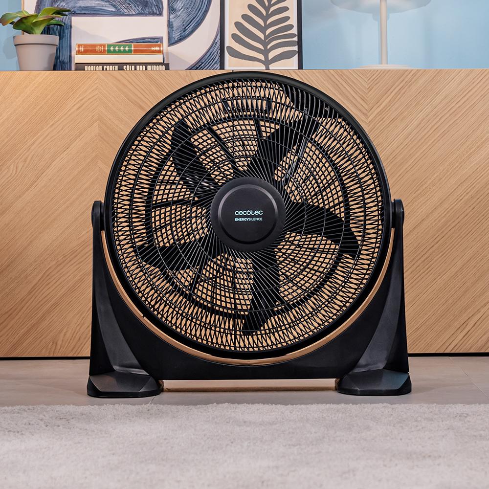 Water Fan Cecotec EnergySilence 2000 FloorFlow: Krachtige én Stille Industriële Vloerventilator - 90W, 20 Inch, 3 Snelheden Duux Ventilator
