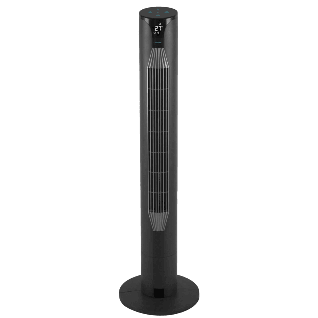 EnergySilence 8150 Skyline Ventilador de torre de 55 W y 42” con mando a distancia, pantalla LED, 3 velocidades, 3 modos, oscilación y temporizador.