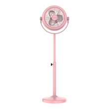 EnergySilence 250 ClassicStyle Pink 10" rosa Standventilator im Retro-Stil mit 25 W und verstellbarer Neigung.