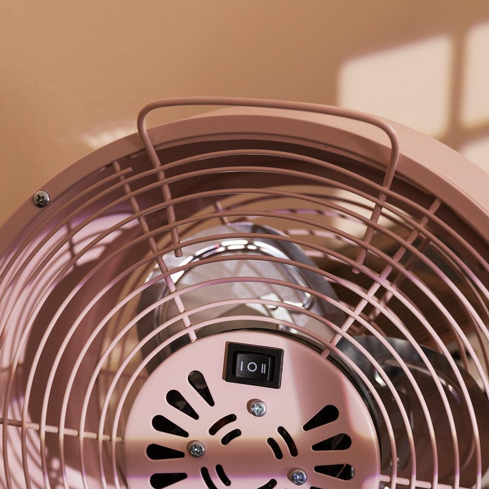 Ventilador de sobremesa EnergySilence 800 RetroDesk Pink Cecotec | Leroy Merlin