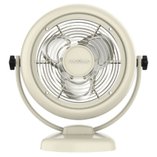 EnergySilence 200 ClassicDesk Beige Ventilateur de table de 8" style rétro beige avec 20 W et inclinaison réglable.