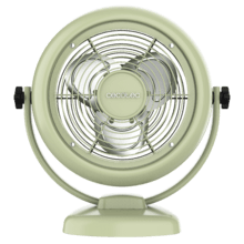 EnergySilence 200 ClassicDesk Green Ventilateur de table de 8" style rétro vert avec 20 W et inclinaison réglable.