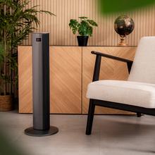 EnergySilence 790 Skyline Smart Ventilador de torre de 45 W y 30” con mando a distancia, pantalla LED, 3 velocidades, 3 modos, oscilación y temporizador.