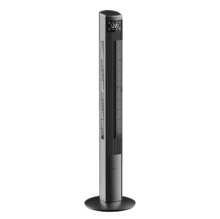 EnergySilence 470 Max Skyline Ionic Ventilatore a torre con ionizzatore da 47" 45 W, oscillazione, timer, telecomando e display digitale.