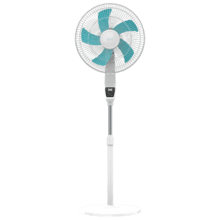 EnergySilence 600 Max Smart Ventilateur sur pied de 16” et 50 W avec minuterie, télécommande et contrôle tactile.