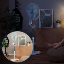 EnergySilence 600 Max Smart Ventilateur sur pied de 16” et 50 W avec minuterie, télécommande et contrôle tactile.