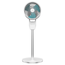 EnergySilence 1000 Cyclone Smart Circulador de ar de pé com 60 W, 9", controlo remoto e controlo tátil, oscilação e temporizador.