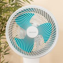 EnergySilence 1000 Cyclone Smart Ventilador circulador de aire de pie con 60W, 9", mando a distancia y control táctil, oscilación y temporizador.