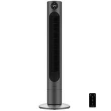 EnergySilence 360 Max Skyline Smart 36" Turmventilator mit 60 W, Timer, Touch- und Fernsteuerung und Digitalanzeige.
