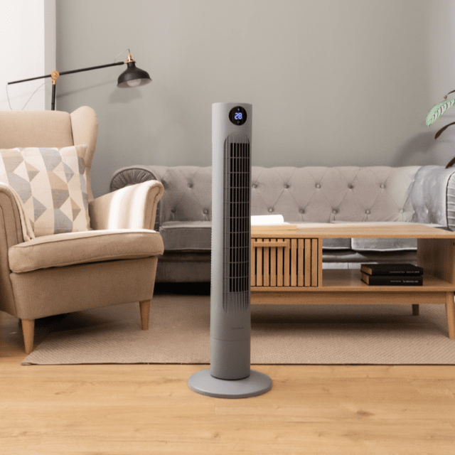 Ventilateur Colonne Cecotec EnergySilence 9250 - 45 W, 3 Vitesses, Minuterie 12h, Télécommande
