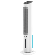 Energy Silence 3000 Cool Tower Climatizzatore evaporativo a torre da 60 W, 3 l e 3 velocità con oscillazione.