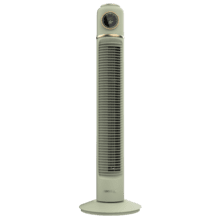 EnergySilence 1090 Skyline Retro Smart Green Ventilateur colonne de 32" et 40 W, écran LED, contrôle tactile et à distance, minuterie jusqu'à 12 heures et oscillation.