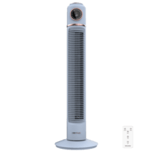 EnergySilence 1090 Skyline Retro Smart Blue Ventilatore a torre senza pale da 32" con 40W, display a LED, controllo a sfioramento e a distanza, timer di 12 ore e oscillazione.