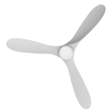 Ventilatore da soffitto EnergySilence Aero 5400 Aqua Connected 40W 52" con telecomando, wifi e telecomando, protezione IP44, 6 velocità, 3 pale, modalità inverno-estate e timer fino a 8 ore.