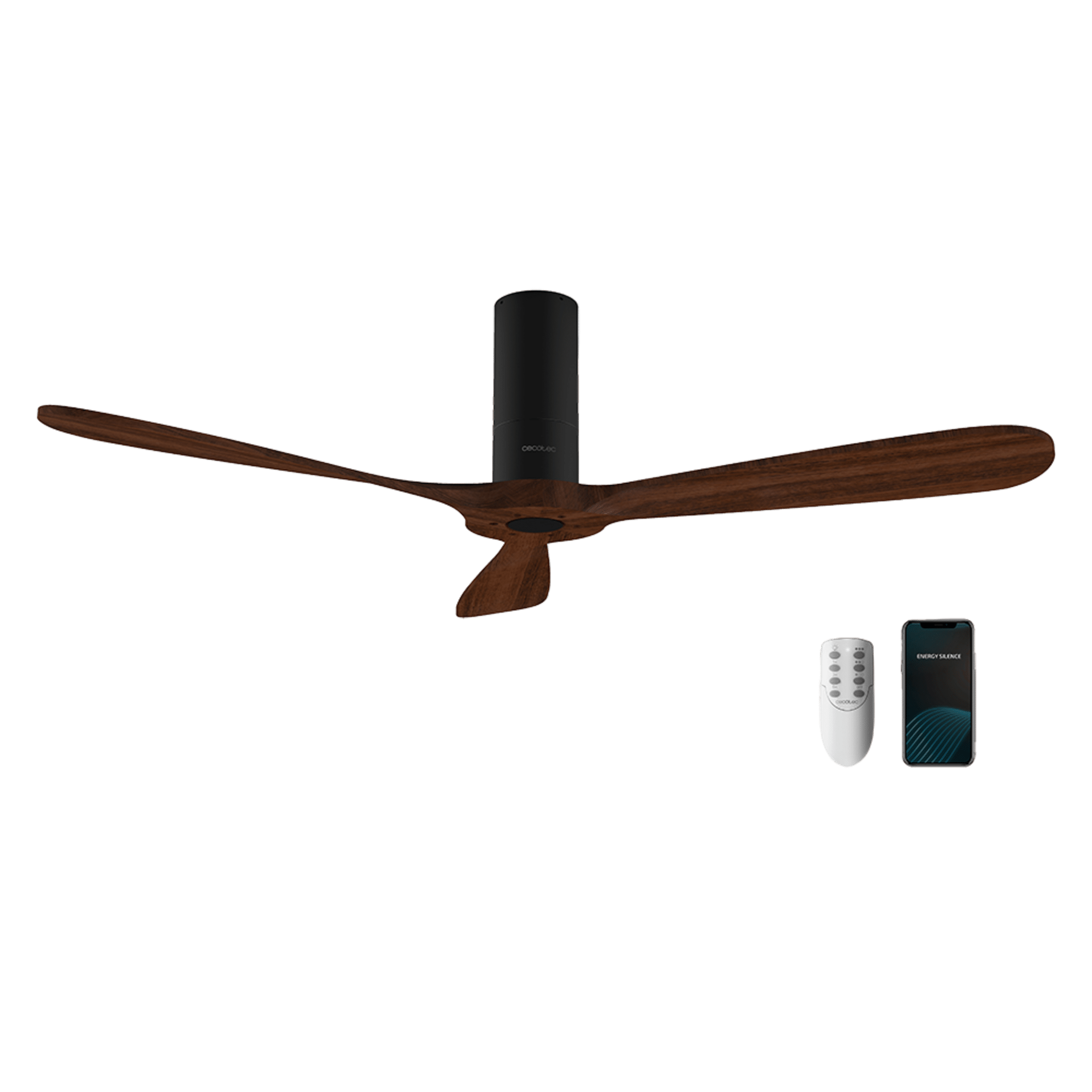 EnergySilence Aero 5500 Black Aqua Connected Ventilador de techo Cecotec