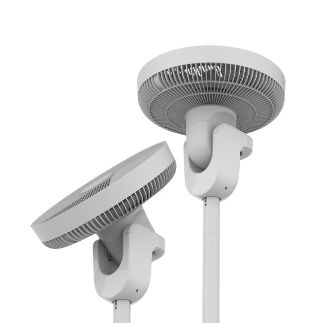 Detalle del cabezal orientable del Ventilador CECOTEC EnergySilence 2600 Sunflower Portable