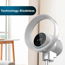 TotalPure 2in1 MoonStyle 2 in 1: ventilatore senza pale e purificatore d'aria con motore DC e controllo Wifi. Con display LED, 9 velocità, 4 modalità, telecomando, controllo touch e timer fino a 8 ore.