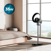 TotalPure 2in1 MoonStyle Dark 2 in 1: ventilatore senza pale e purificatore d'aria con motore DC e controllo Wifi. Con display LED, 9 velocità, 4 modalità, telecomando, controllo touch e timer fino a 8 ore.