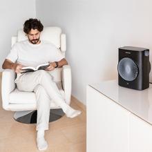 ReadyWarm 2070 Max Force Black Heizlüfter mit 2000 W, 2 Leistungsstufen und 3 Betriebsarten.