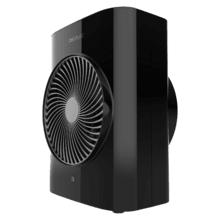 ReadyWarm 2070 Max Force Smart Black Chauffage soufflant de 2000 W avec 2 niveaux de puissance, 3 modes de fonctionnement, écran LED et télécommande.