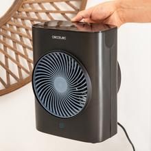 Termoventilatore ReadyWarm 2070 Max Force Smart Black da 2000 W, 2 livelli di potenza e 3 modalità di funzionamento, con display LED e telecomando.