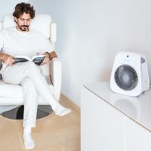 ReadyWarm 2000 Max Force White Heizlüfter mit 2000 W, 2 Leistungsstufen und 3 Betriebsarten.