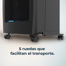 ReadyWarm 4200 BlueFlame Portatil Estufa de gas de llama azul plegable con 4200 W, 2 niveles de potencia, encendido piezoeléctrico y triple sistema de seguridad.