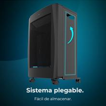 ReadyWarm 4200 BlueFlame Portatil Estufa de gas de llama azul plegable con 4200 W, 2 niveles de potencia, encendido piezoeléctrico y triple sistema de seguridad.