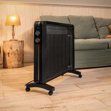 ReadyWarm 2000 Now Placa radiante de mica con 2000 W, termostato ajustable y 2 niveles de potencia.