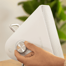 ReadyWarm 1500 Max Ceramic Design Branco Aquecedor de mesa em cerâmica com 1500 W, termóstato ajustável e 3 modos de funcionamento.