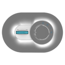 ReadyWarm 1550 Max Ceramic Rotate White Calefactor cerámico de sobremesa con 1500 W, oscilación, termostato regulable y 3 modos de funcionamiento.